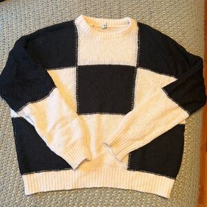 Revel Checkered Sweater